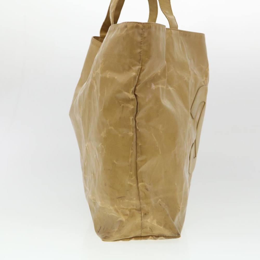 CHANEL Shoulder Bag Enamel Beige CC Auth bs5025 - Picture 5 of 16